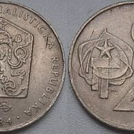 Tschechoslowakei 2 Kronen 1984 ## Be2