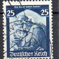 D. Reich 1935, Mi. Nr. 0568 / 568, Saarabstimmung, gestempelt #01502