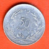 Türkei 50 Kurus 1973