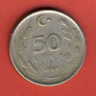 Türkei 50 Lira 1984