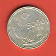 Türkei 5000 Lira 1992