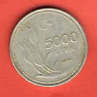 Türkei 5000 Lira 1994