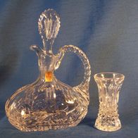 Nachtmann Kristallglas Karaffe und Vase