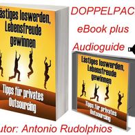 Ratgeber Doppelpack "Lebensfreude gewinnen Outsourcing" Buch + Audio + Bonus