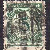 D. Reich 1923, Mi. Nr. 0339 / 339, Korbdeckel-Muster, gestempelt #01591