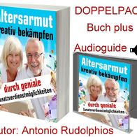 Neu. Ratgeber Doppelpack " Altersarmut kreativ bekämpfen " Buch + Audio + Bonus Book