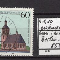 Berlin 1989 450. Jahrestag der Reformation in Brandenburg MiNr. 855 gestempelt -6-