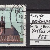 Berlin 1989 450. Jahrestag der Reformation in Brandenburg MiNr. 855 gestempelt -7-