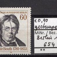 Berlin 1981 200. Geburtstag von Peter Christian Wilhelm Beuth MiNr. 654 gestempelt -2