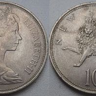 Großbritannien 10 New Pence 1973 ## B7