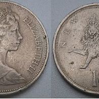 Großbritannien 10 New Pence 1975 ## B7