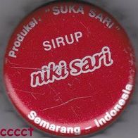 NIKI SARI Syrup Sirup Kronkorken Kronenkorken aus Semarang in Indonesien, soda limo