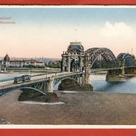 Düsseldorf Rheinbrücke n. gel. ansehen (876)