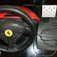 Playstation 2 - Trustmaster Ferrari Lenkrad mit Pedalen