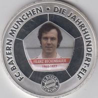 Franz Beckenbauer – Medaille Bayern München, die Jahrhundertelf Münze 2009