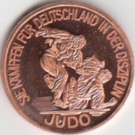Kupferpfennige Olympische Sommerspiele Seoul Judo Kupferpfennig Medaille Münze