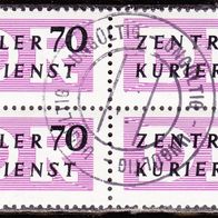 DDR DIENST Verwaltungspost-a ZKD Nr 9 O 4er Block #016682