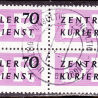 DDR DIENST Verwaltungspost-a ZKD Nr 9 O 4er Block #016683