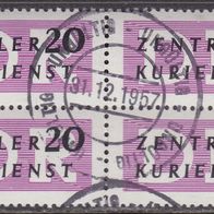 DDR DIENST Verwaltungspost-a ZKD Nr II O 4er Block #016687