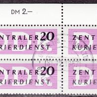 DDR B II O Dienst vierer Block #016701