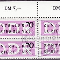 DDR B 9X II O Dienst vierer Block #016708