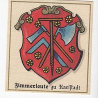 Aurelia Zunftwappen Zimmerleute zu Karlstadt Nr 25