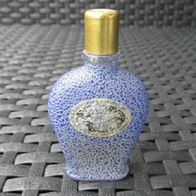 Parfüm Flakon blau leer Parfum Flacon Sammler Sammelobjekt Stein Splitter Optik