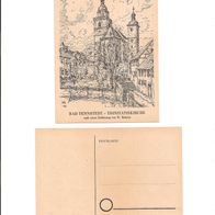 DDR - Postkarte : Bad Tennstedt - Trinitatiskirche ( Thüringen )