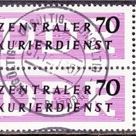 DDR 2x  B 9 X II O Dienstmarke #016669
