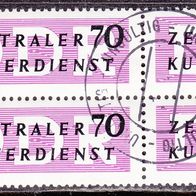 DDR vierer Block  B 9 X II O Dienstmarke #016677
