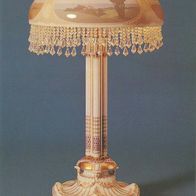 Deutschland Ansichtskarte Jugendstil Tischlampe von 1909. Postkarte Museumskarte