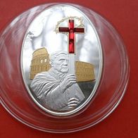 Vatikan 2007 Münze Karfreitag Papst Bened. m. Swarovski Kristallen * *