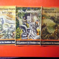 3 x Kriegsbücherei der deutschen Jugend, Zustand ( -3-)