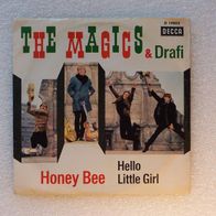 The Magics & Drafi - Honey Bee / Hello Little Girl, Single - Decca 1966