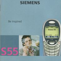 Betriebsanleitung von 2002 in Deutsch für Siemens Handy S55
