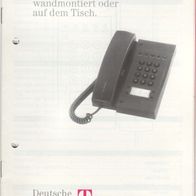 Deutsche Telekom. Das Telefon Vocaro. Betriebsanleitung von 1995