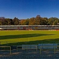 1) AK Stadion Postkarte Sepp-Doll Krems Kremser SC Nieder-Österreich Fußball KSC