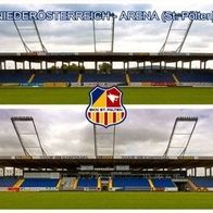 2) AK Stadion Postkarte NV-Arena St. Pölten Nieder-Österreich Sankt SKN VSE FCN