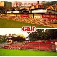 2)AK Stadion Postkarte Casino-Stadion GAK Graz-Geidorf Österreich Fußball Grazer
