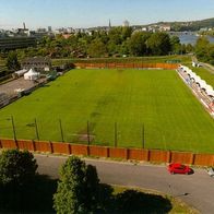 AK Donaupark-Stadion Postkarte FC Blau-Weiß Linz SK VÖEST VOEST Stahl BW Sommer