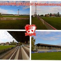 AK Marchfeld-Stadion Postkarte SC Untersiebenbrunn Nieder-Österreich FC Fußball