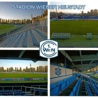 AK Sport-Stadion Postkarte Wiener Neustadt 1. Wr. Neustädter SC FK Österreich NÖ