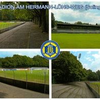 AK Stadion Postkarte am Hermann-Löns-Weg 1. FC Union Solingen SG OFC HLW Fußball