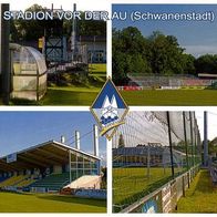 AK Stadion Postkarte Schwanenstadt Vor der Au LASK Linz SC 08 Österreich Fußball