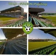 AK Wald-Stadion Postkarte Pasching FC ASKÖ SV Wagram Fußball Football postcard