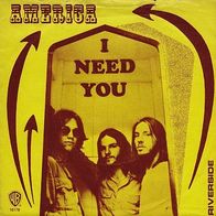 7"AMERICA · I Need You (RAR 1972)