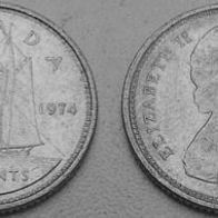 Kanada 10 Cent 1974 ## Li9