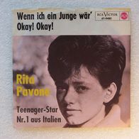 Rita Pavone - Wenn ich ein Junge wär´ / Okay! Okay! , Single - RCA Victor 1963