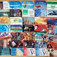 34 Telefonkarten Italien , leer