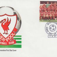 338 AK FC Liverpool ST Vincent 1986 MEXICO Football WORLD CUP FDC COVER with STAMPS L